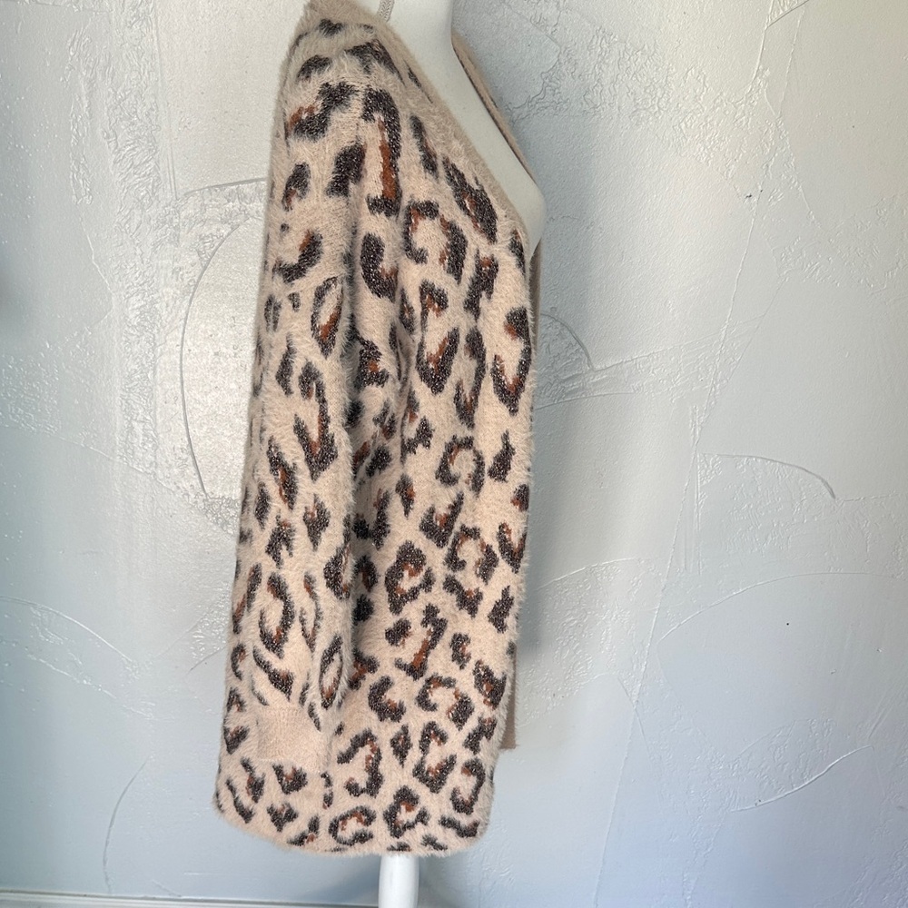 INC International Concepts Animal Print Cardigan - Picture 4 of 9